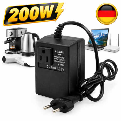 200w spannungswandler - 200w,