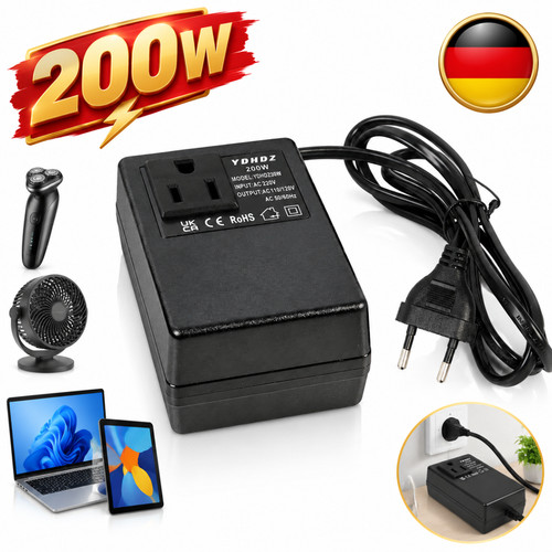 200w spannungswandler - 200w,